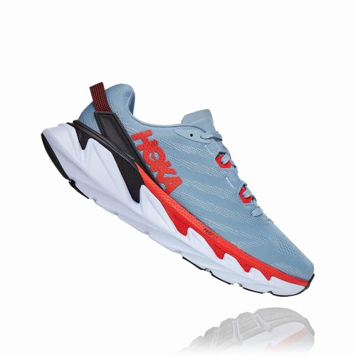 Hoka One One ELEVON 2 Road Running Shoes For Men India Grey/Red/Black IN-1257